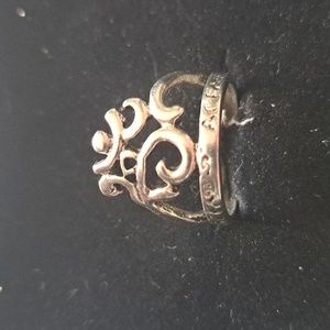 Silver Crown Style Ring